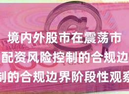境内外股市在震荡市环境中中配资风险控制的合规边界阶段性观察